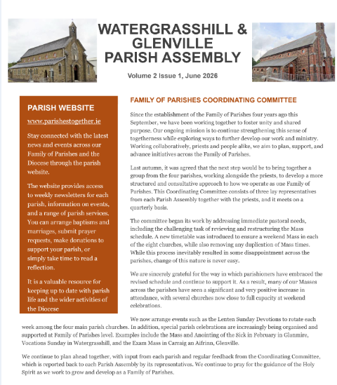 WGH and Glenville Parish Assembly newsletter